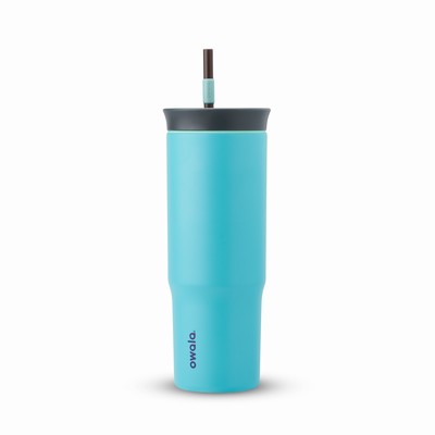 Owala 24oz Tumbler Water Bottles Blue | 7328-VBRSY